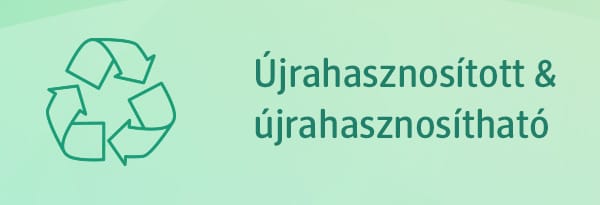 újrahasznosított
