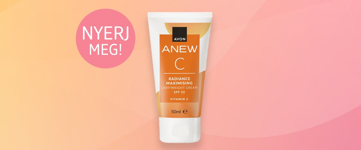 Avon Anew C vitaminos arckrém nyereményjáték