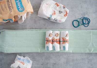 DIY pelenkatorta
