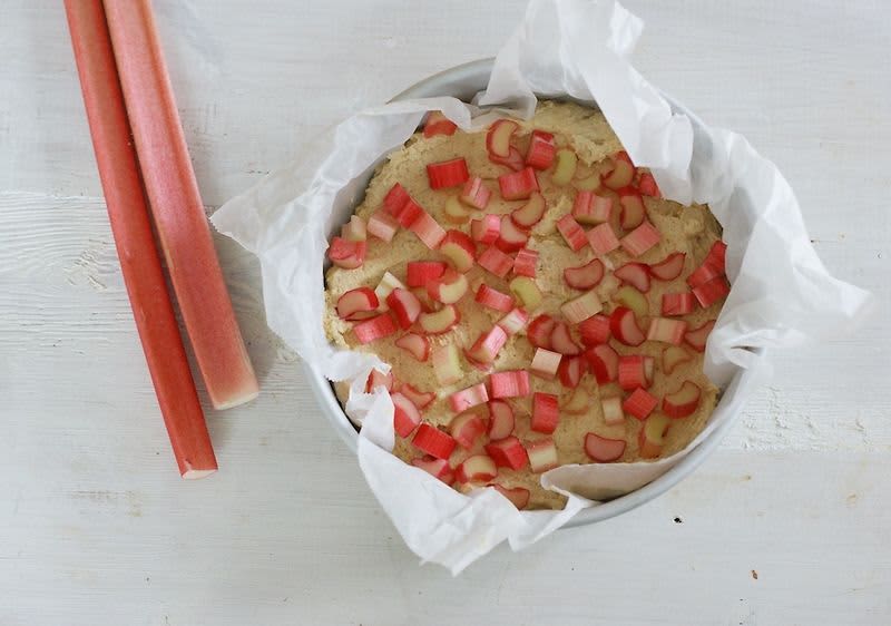 Rebarbarás sütemény anyák napjára