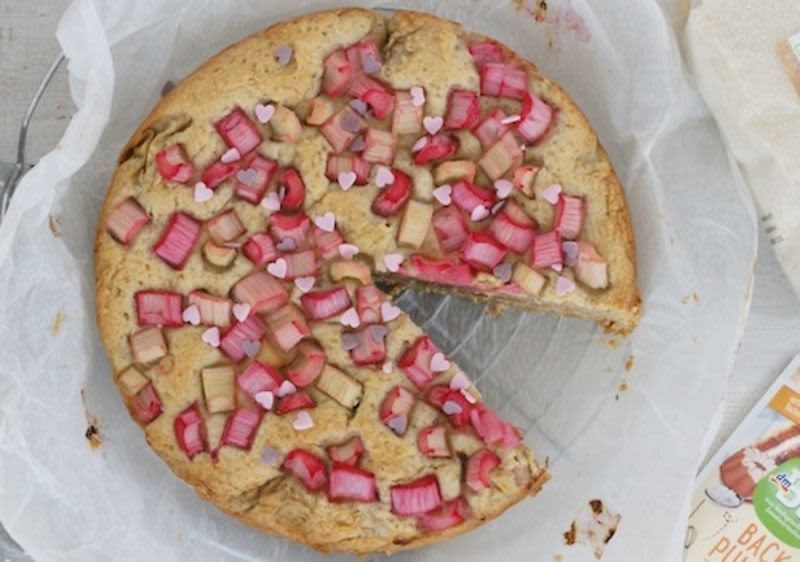 Rebarbarás sütemény anyák napjára