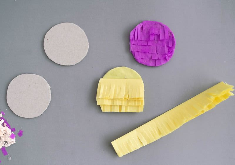 Virágos piñata ajándékdoboz