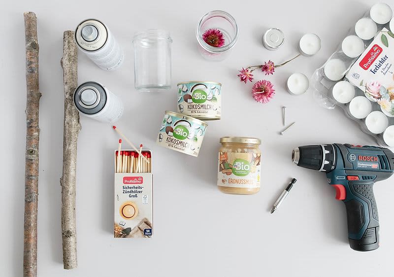 Leszúrható lámpa konzervdobozból