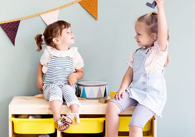 Kinder im Kindergarten