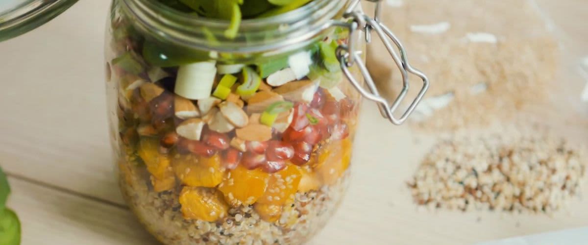 Quinoa saláta édesburgonyával