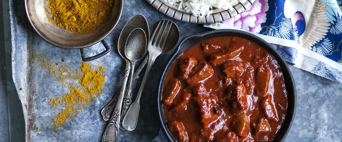 Aszalt sárgabarackos marharagu basmati rizzsel