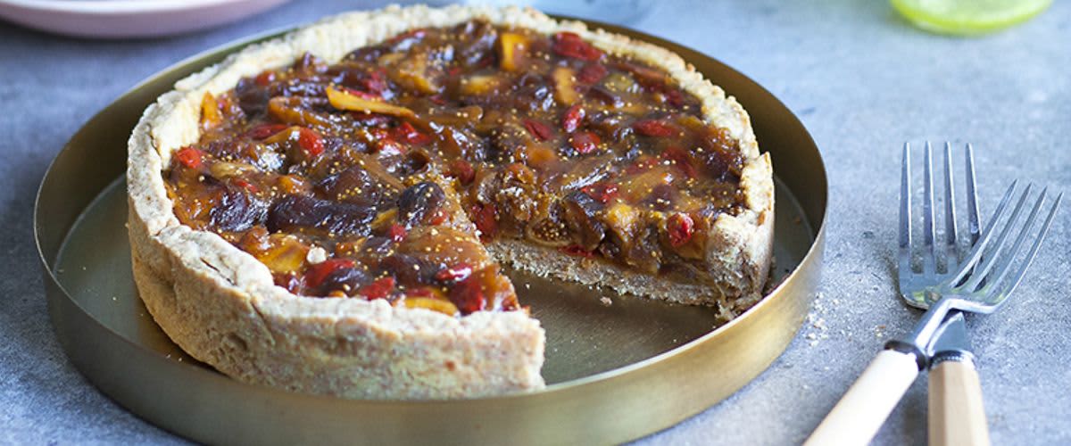 Egzotikus (aszalt) gyümölcsös pite dm.hu