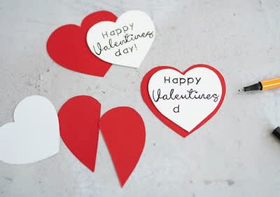 DIY Valentin-napi üdvözlőlap