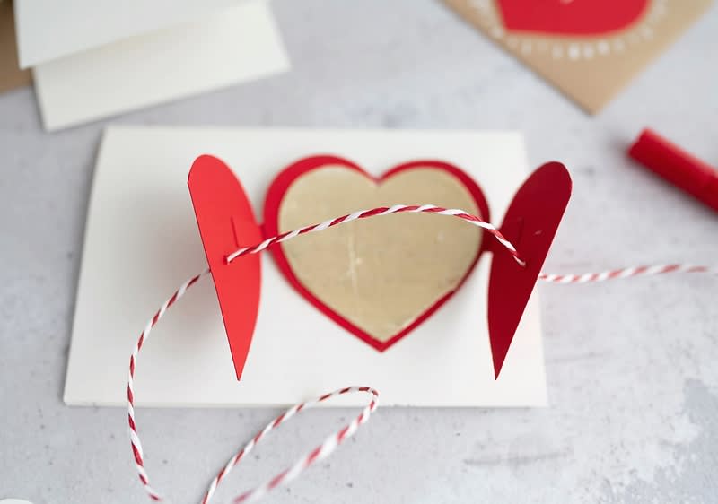 DIY Valentin-napi üdvözlőlap