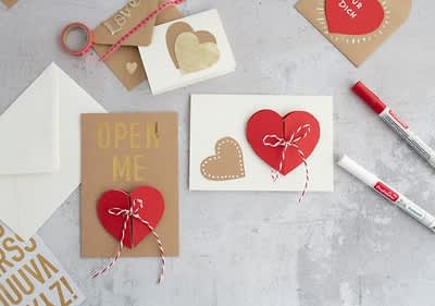 DIY Valentin-napi üdvözlőlap