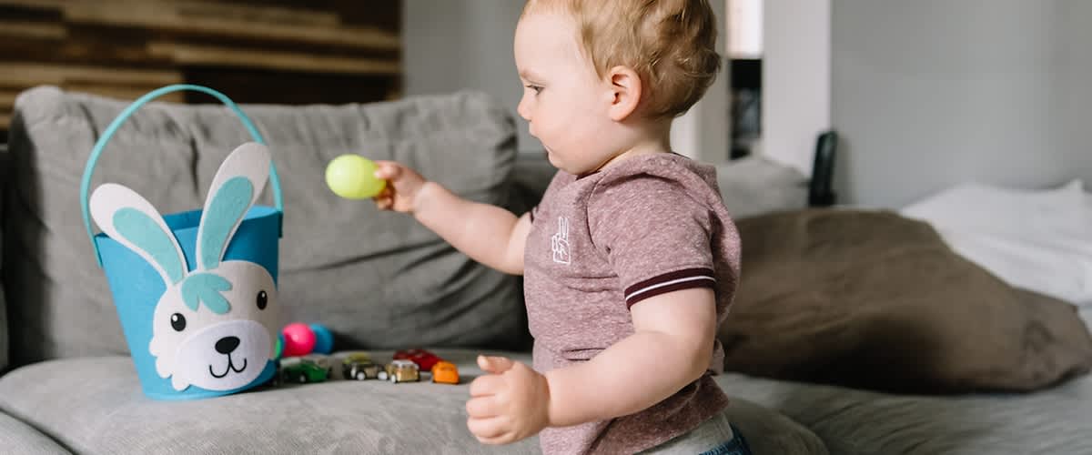 Húsvéti kosár babáknak