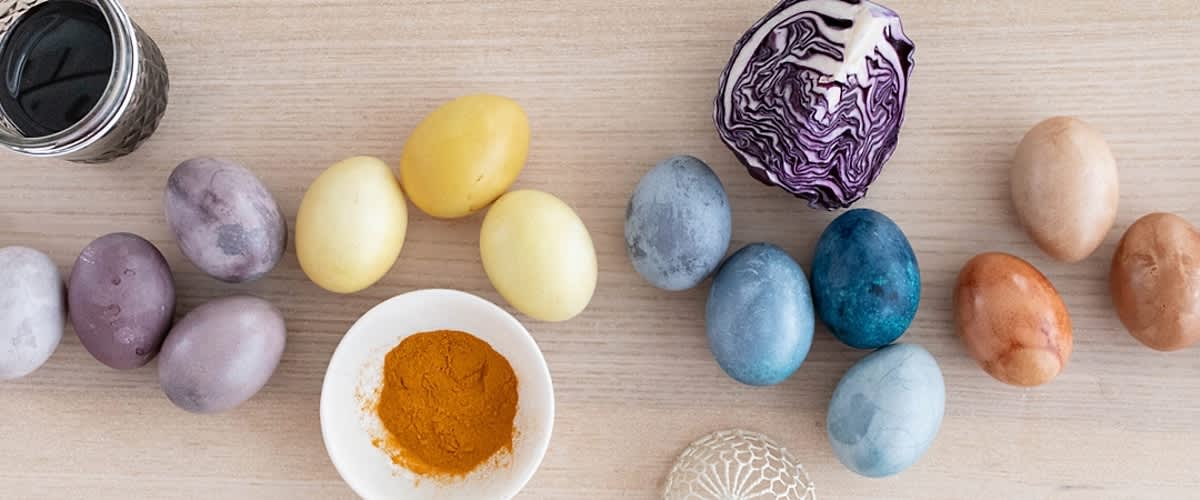 Tojásfestés természetes festékekkel 