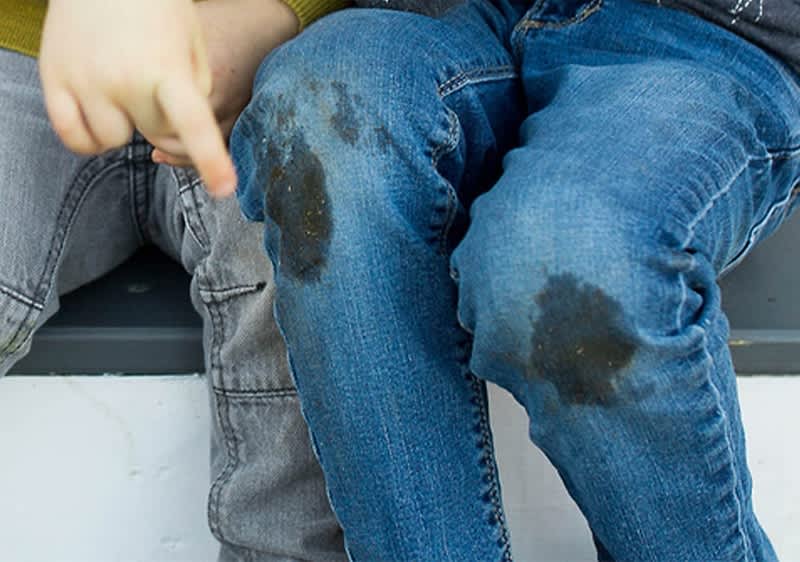 Fűfoltok eltávolítása