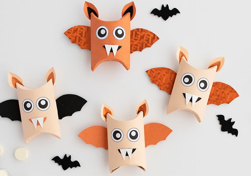 DIY halloweeni denevérek