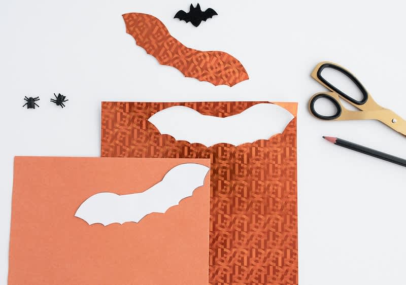 DIY halloweeni denevérek