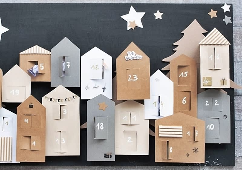 Adventi naptár készítése fából