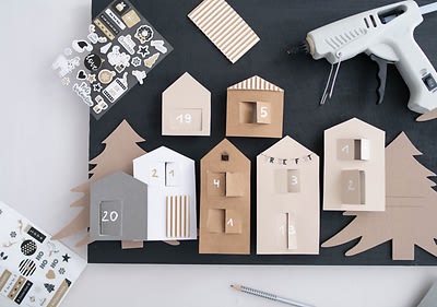 Adventi naptár készítése fából