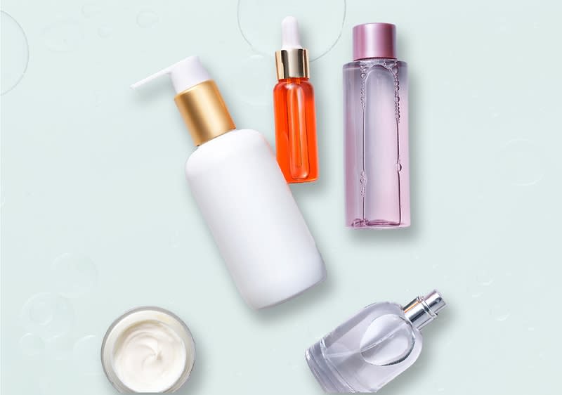 Pflege und Parfum Bühne