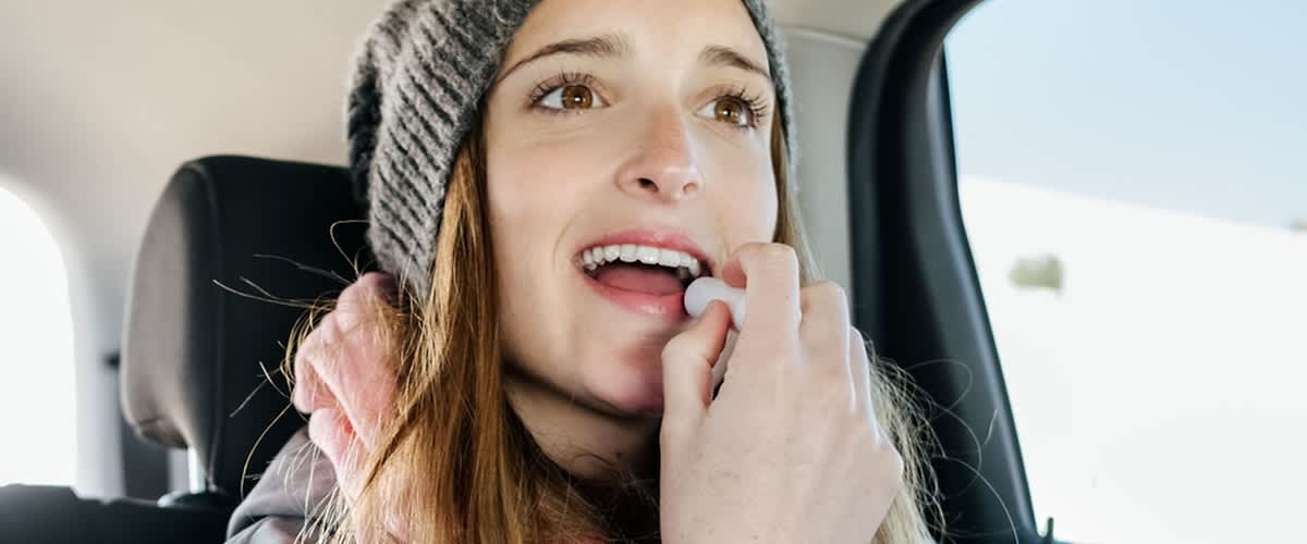 Ajakápolás síelés közben