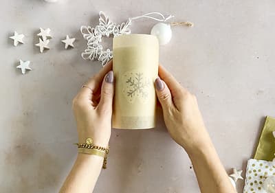 gyertyák dekorálása egyedileg