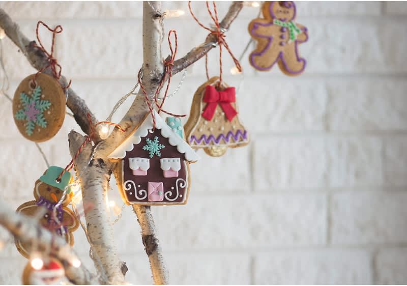 Modern karácsonyi dekoráció