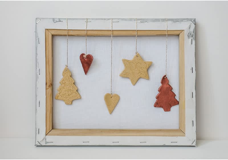 Modern karácsonyi dekoráció