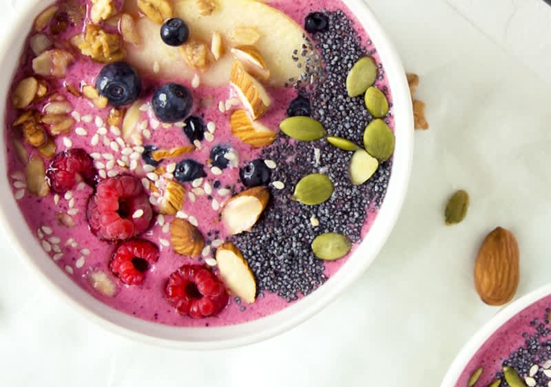 Acai bowl készítése saját kezűleg