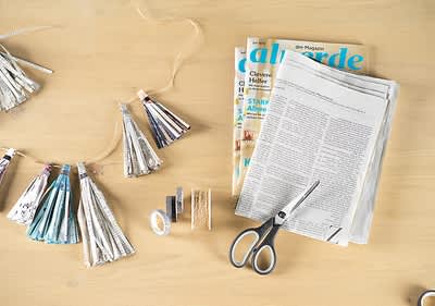 Upcycling girland