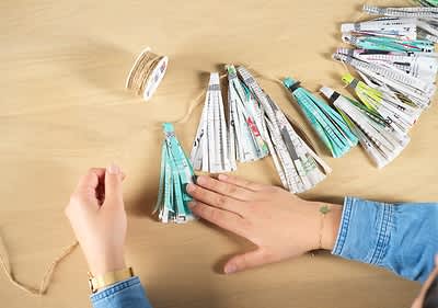 Upcycling girland