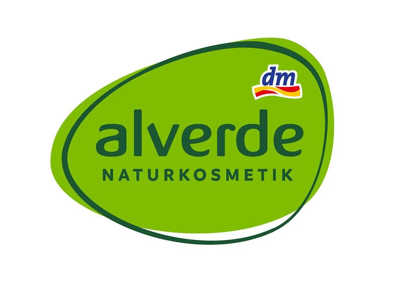 Alverde Naturkosmetik logó dm márkajelzéssel
