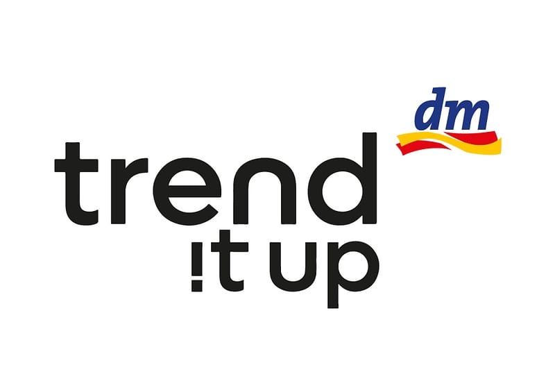 Trend it up logó dm márkajelzéssel