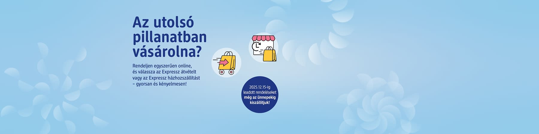 Karácsony előtti kiszállítás