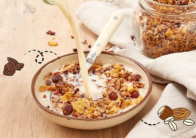 Kakaóbab-töretes granola