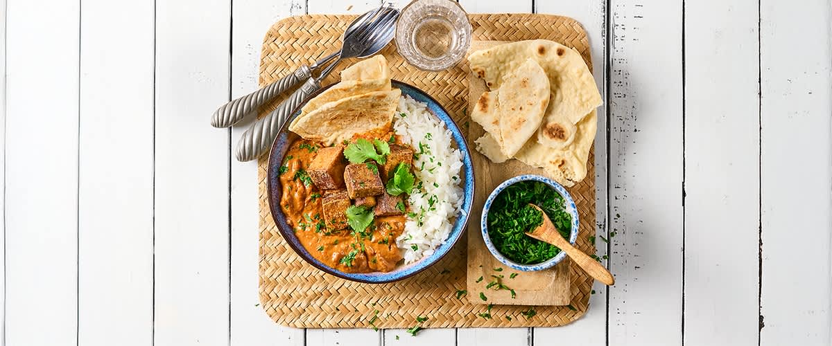 Vegán Curry „Chicken Style”