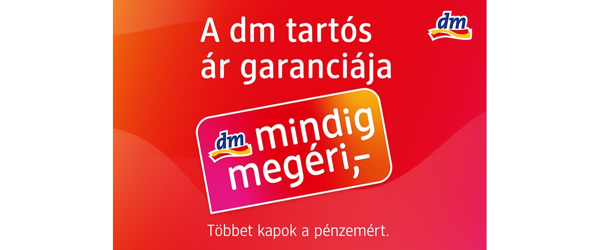 A dm az előre mutató megoldásokban hisz: a forgalmi növekedés lehetőséget ad a további fejlesztésekre
