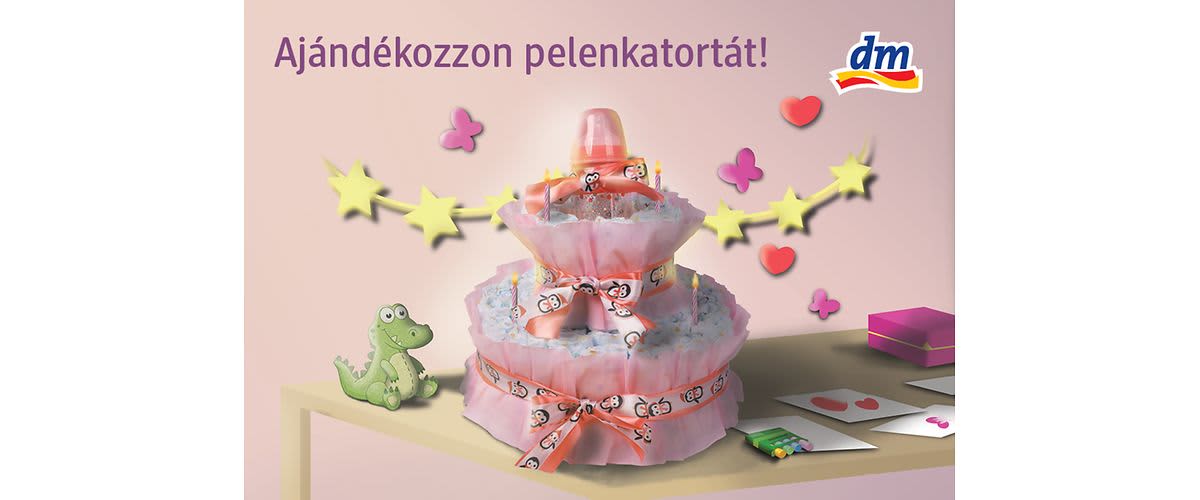 így készül a pelenkatorta