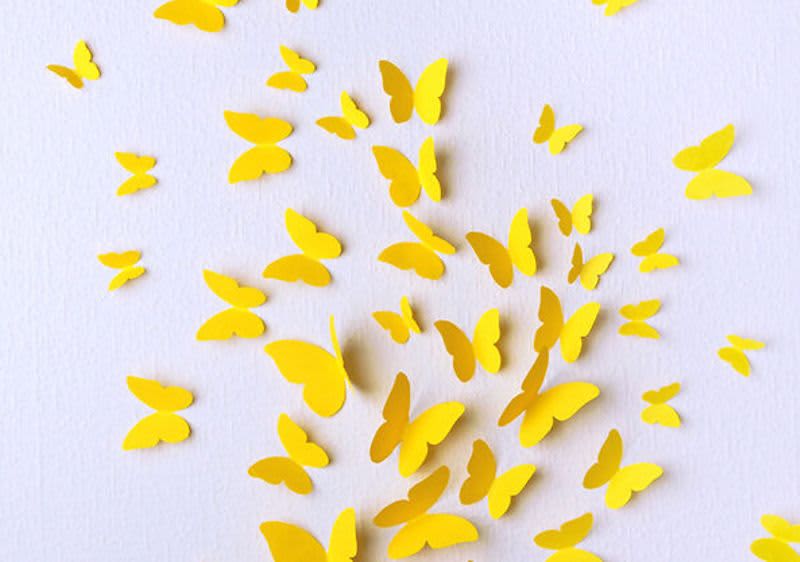 Színes dekorlepkék