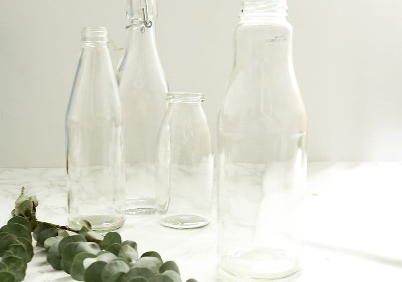 Az üvegek megtisztítása