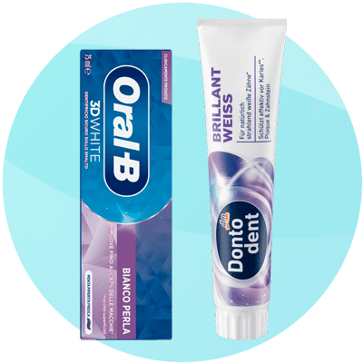 Dentifricio Oral-B 3D White e Dentifricio Dontodent