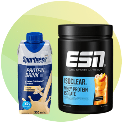 Protein drink Sportness e ESN proteine isolate