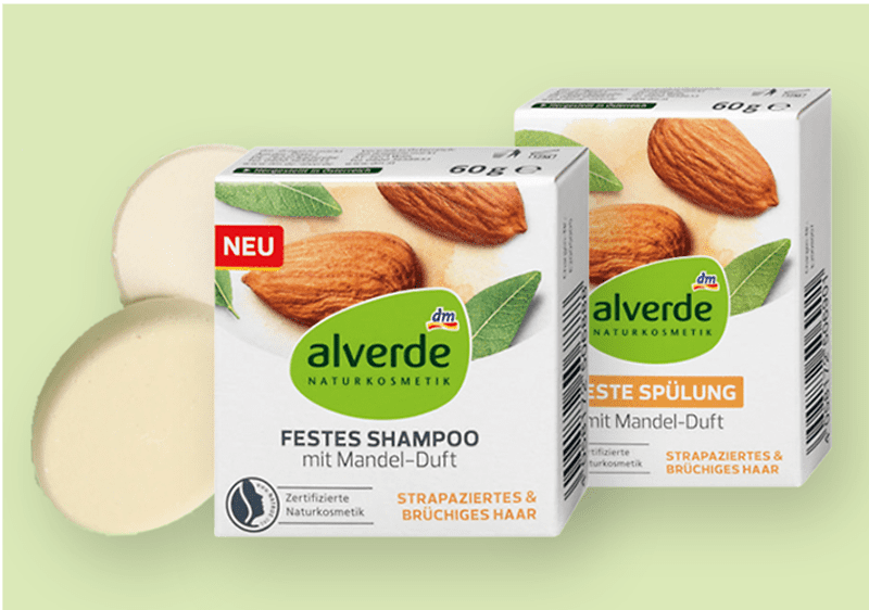 alverde shampoo e balsamo solidi