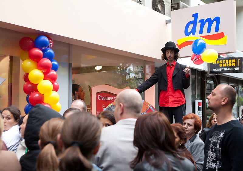 Punto vendita dm dall'interno