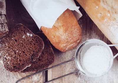 3 verschiedene Brotsorten 