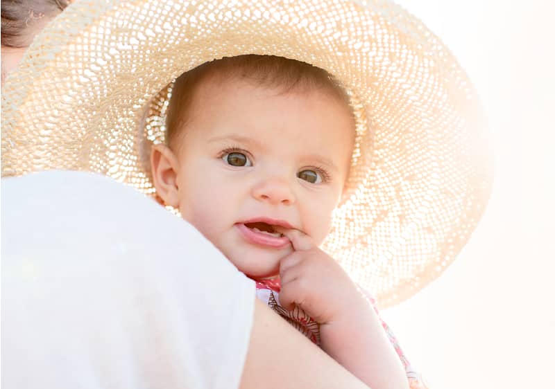 Protezione solare per neonati