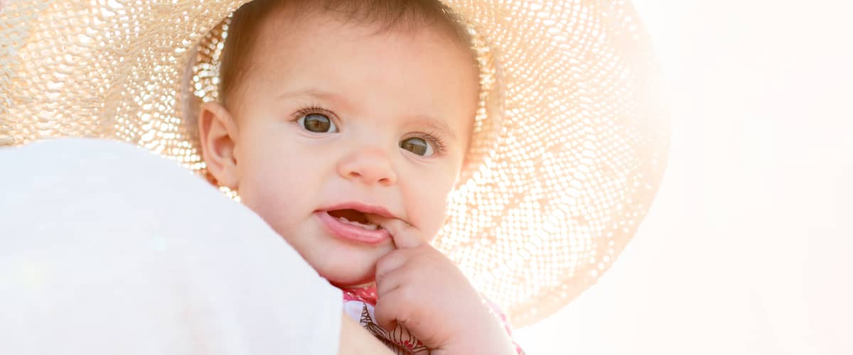 Protezione solare per neonati