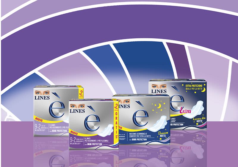 Lines è: l’assorbente innovativo 
