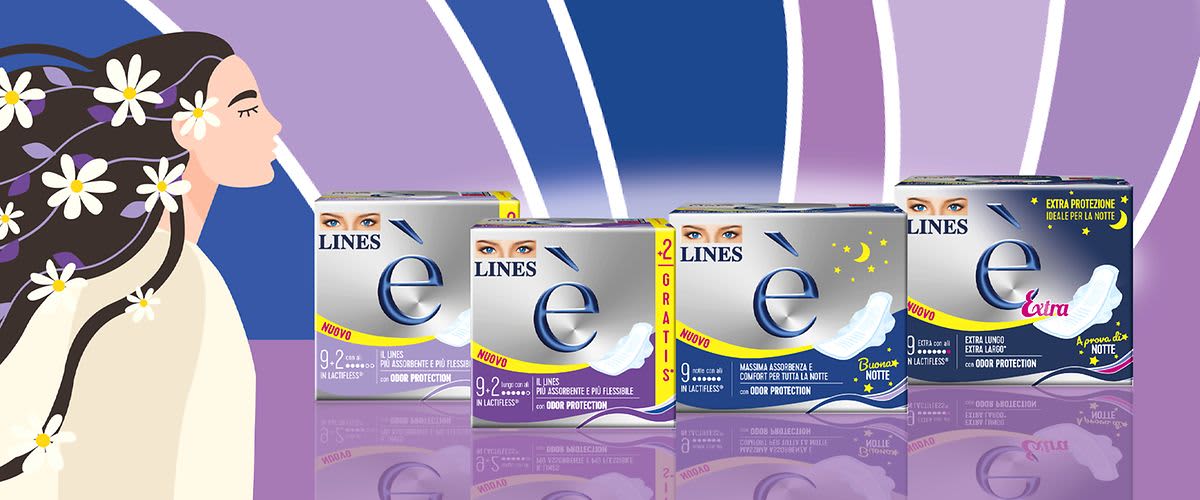 Lines è: l’assorbente innovativo 