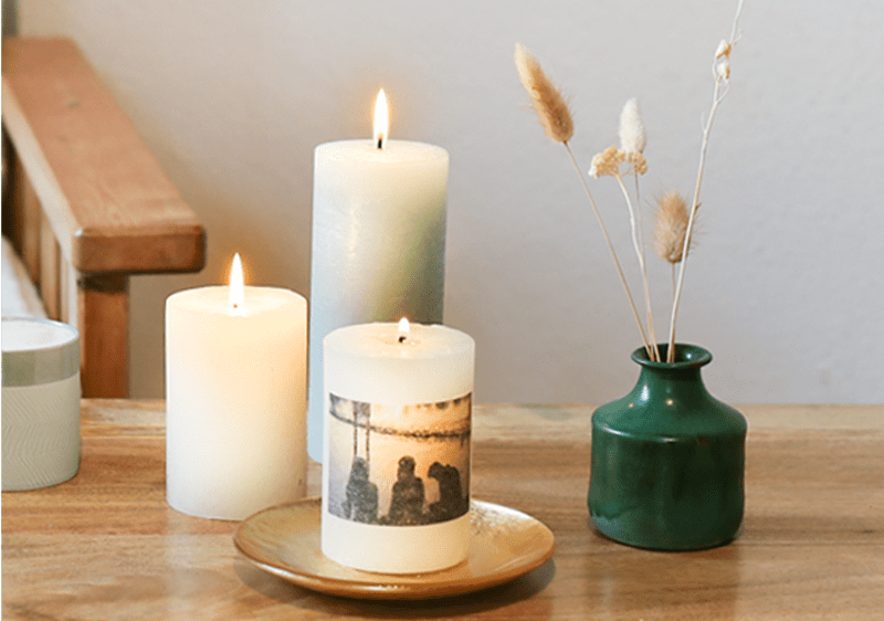 DIY Kerze mit Foto