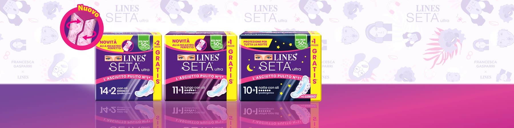 Assorbenti Lines Seta Ultra