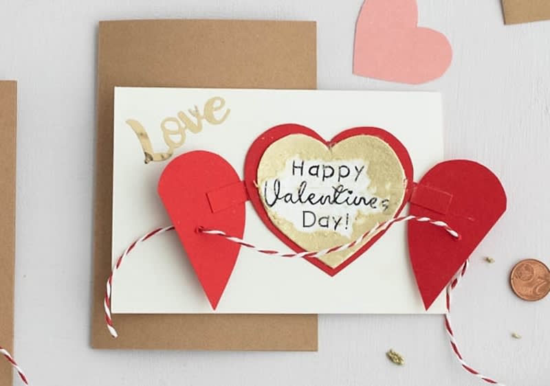 GruĂźkarte Valentinstag